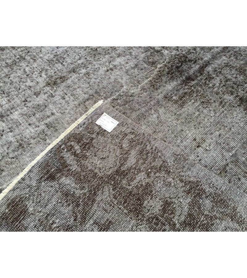 6x10 faded grey rug, vintage rug, , retro bedroom rug, 6'3 X 10' woven rug