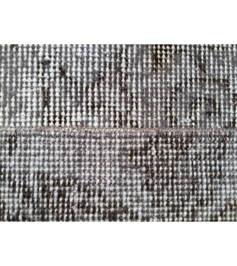 6x10 faded grey rug, vintage rug, , retro bedroom rug, 6'3 X 10' woven rug