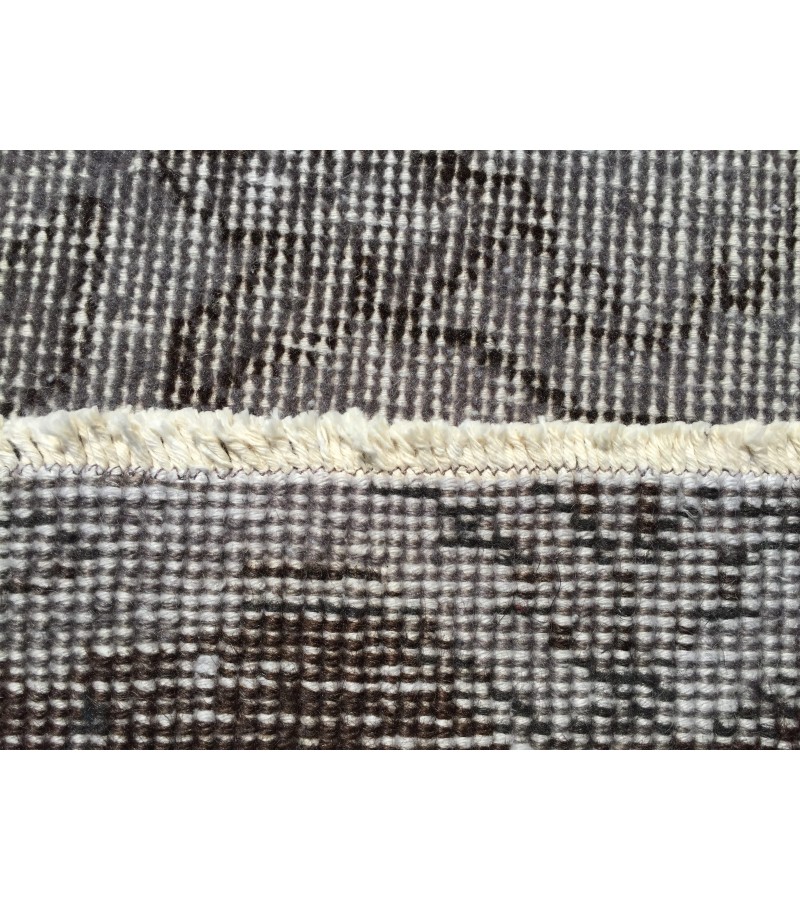 6x10 faded grey rug, vintage rug, , retro bedroom rug, 6'3 X 10' woven rug