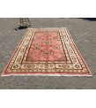 Fine Oushak rug 7x10 , Area rug , Turkish rug , Vintage Bedroom Rug 6'7 X 9'10 , Soft wool rug