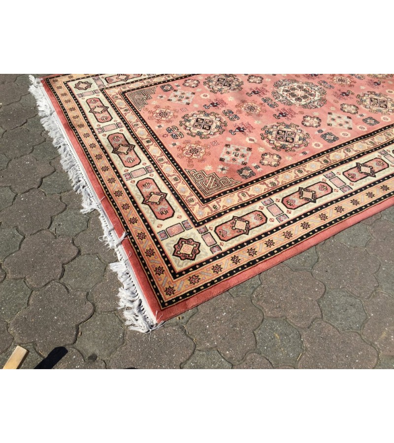 Fine Oushak rug 7x10 , Area rug , Turkish rug , Vintage Bedroom Rug 6'7 X 9'10 , Soft wool rug