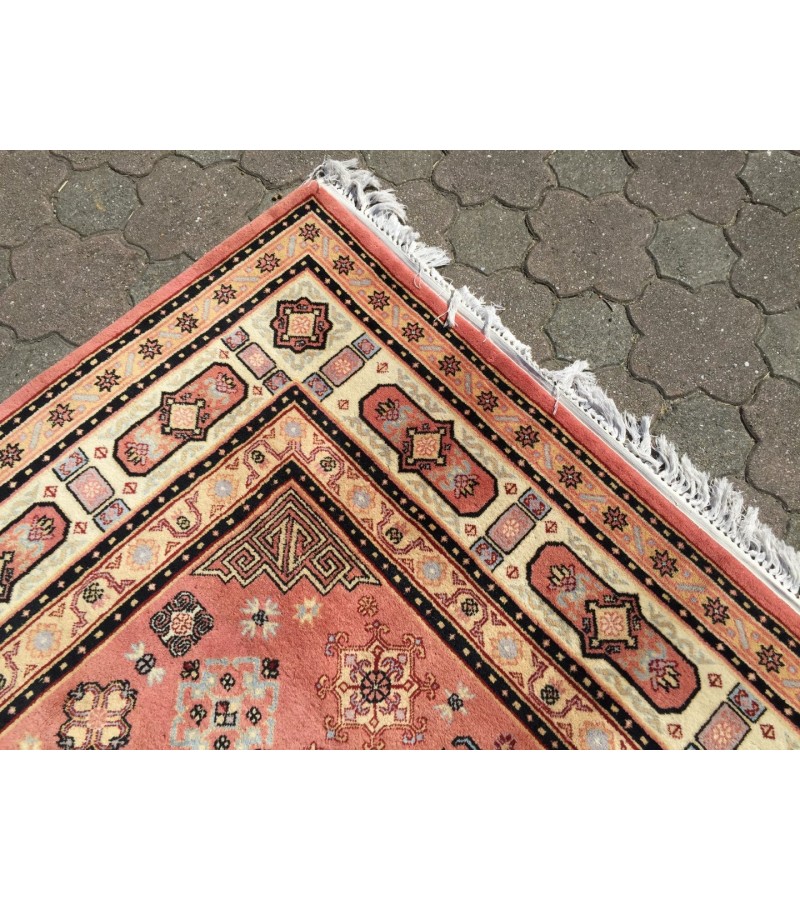 Fine Oushak rug 7x10 , Area rug , Turkish rug , Vintage Bedroom Rug 6'7 X 9'10 , Soft wool rug