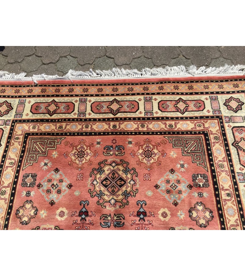Fine Oushak rug 7x10 , Area rug , Turkish rug , Vintage Bedroom Rug 6'7 X 9'10 , Soft wool rug