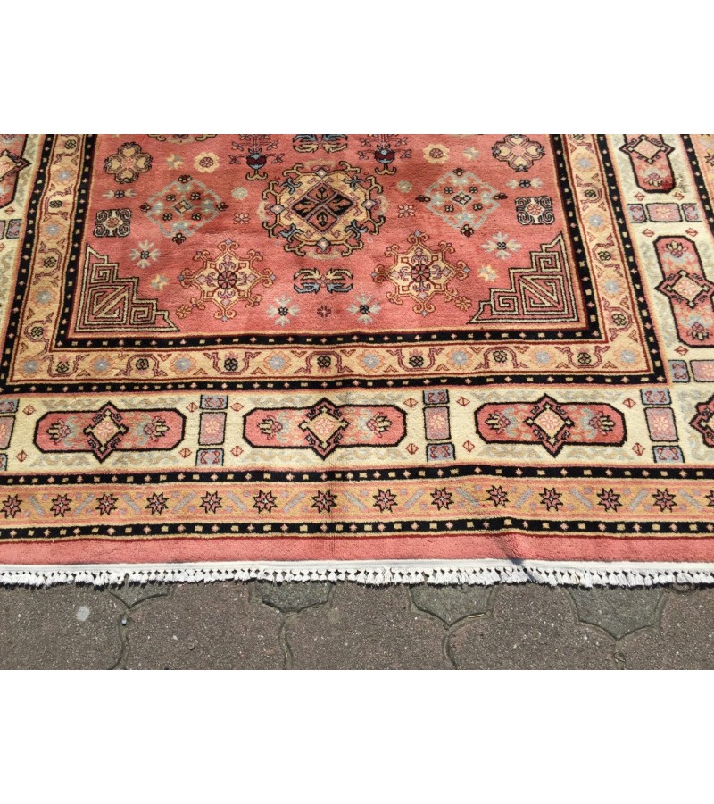 Fine Oushak rug 7x10 , Area rug , Turkish rug , Vintage Bedroom Rug 6'7 X 9'10 , Soft wool rug