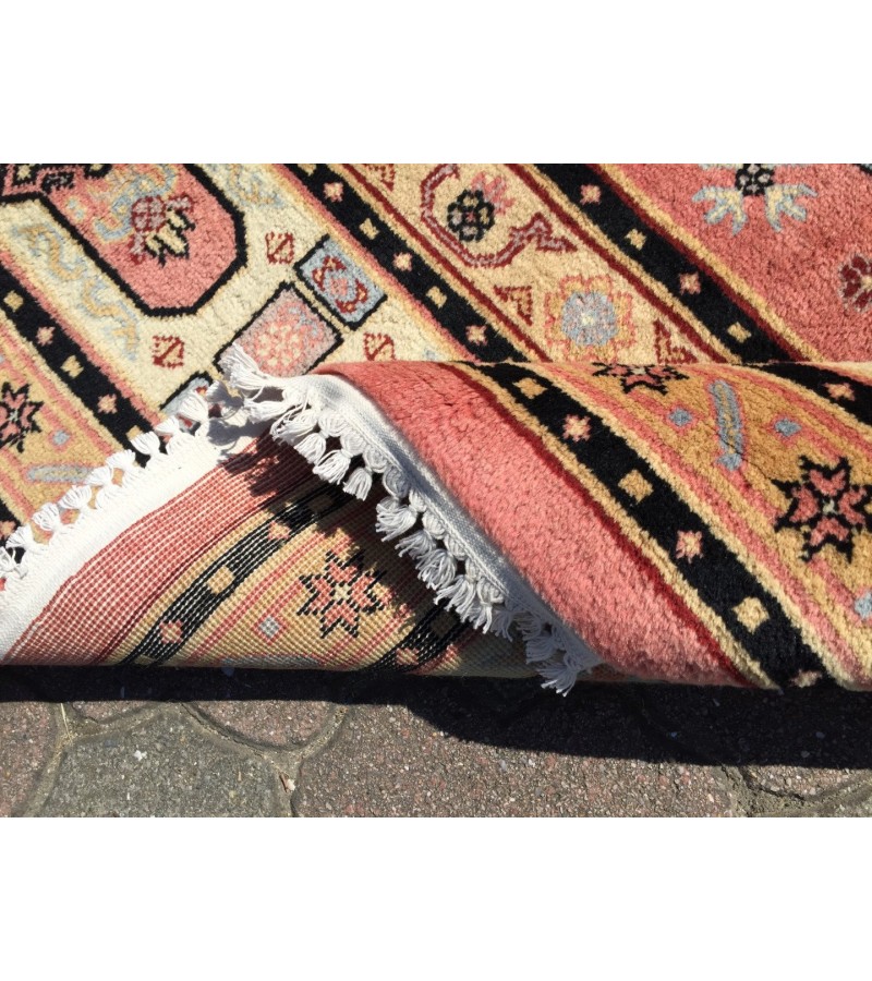 Fine Oushak rug 7x10 , Area rug , Turkish rug , Vintage Bedroom Rug 6'7 X 9'10 , Soft wool rug