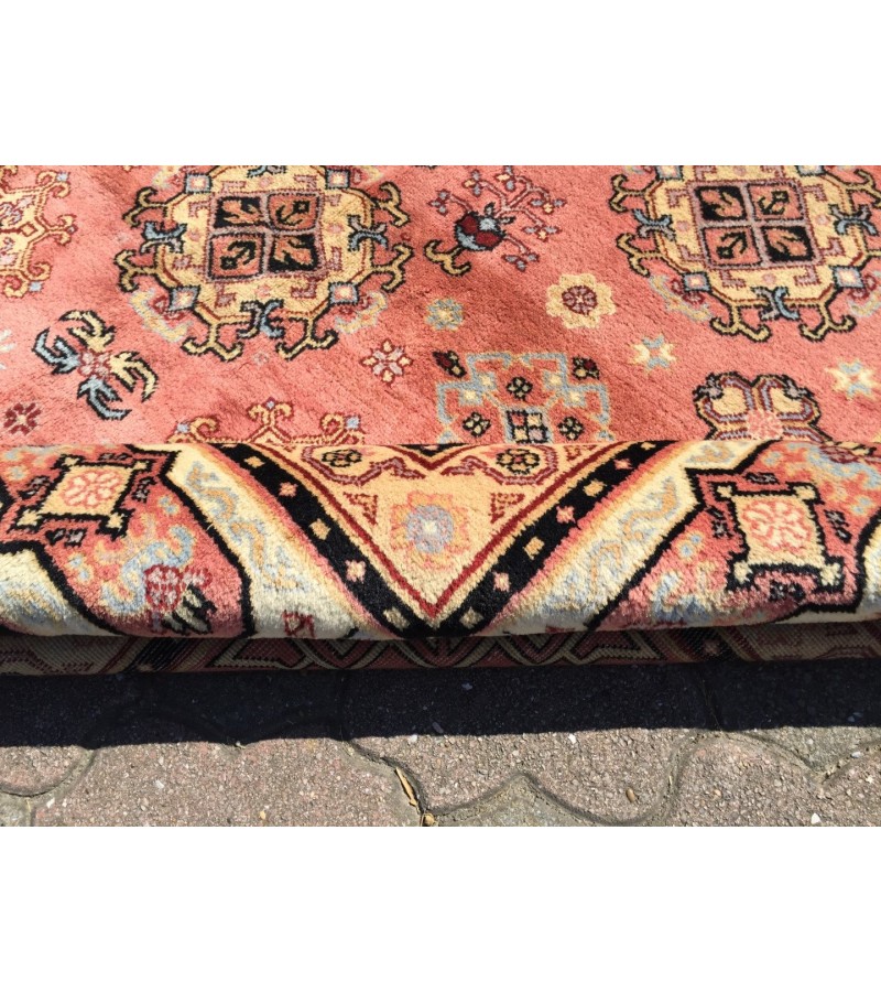 Fine Oushak rug 7x10 , Area rug , Turkish rug , Vintage Bedroom Rug 6'7 X 9'10 , Soft wool rug