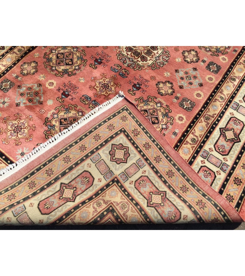 Fine Oushak rug 7x10 , Area rug , Turkish rug , Vintage Bedroom Rug 6'7 X 9'10 , Soft wool rug