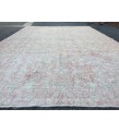 7x10 faded pattern rug, Handmade rug, area rug, 6'7 X 9'11 Vintage rug, Living room rug