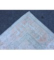6x10 pastel bed plan rug, Handmade rug , 6' X 9'9 woven rug , living room rug