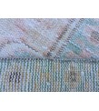 6x10 pastel bed plan rug, Handmade rug , 6' X 9'9 woven rug , living room rug