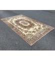 6x9 handmade Turkish rug, Vintage rug, Wool rug, 6'4 X 9'1 bedroom rug
