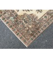 6x9 handmade Turkish rug, Vintage rug, Wool rug, 6'4 X 9'1 bedroom rug