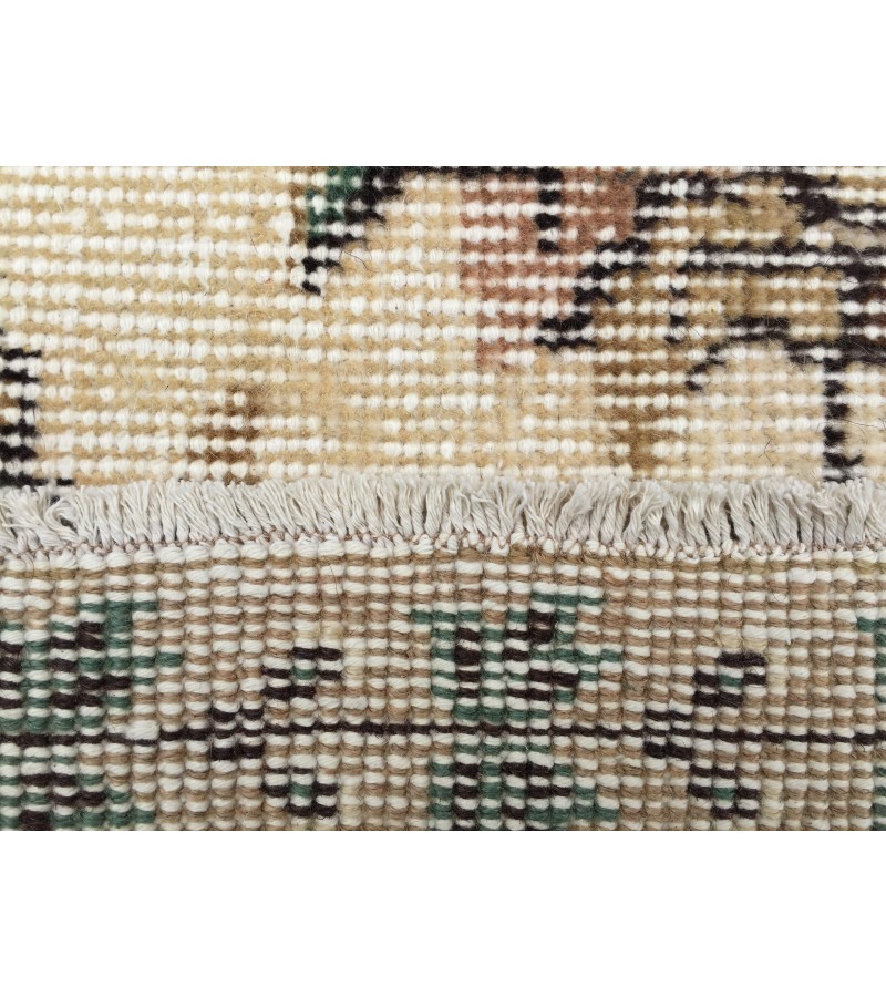 6x9 handmade Turkish rug, Vintage rug, Wool rug, 6'4 X 9'1 bedroom rug