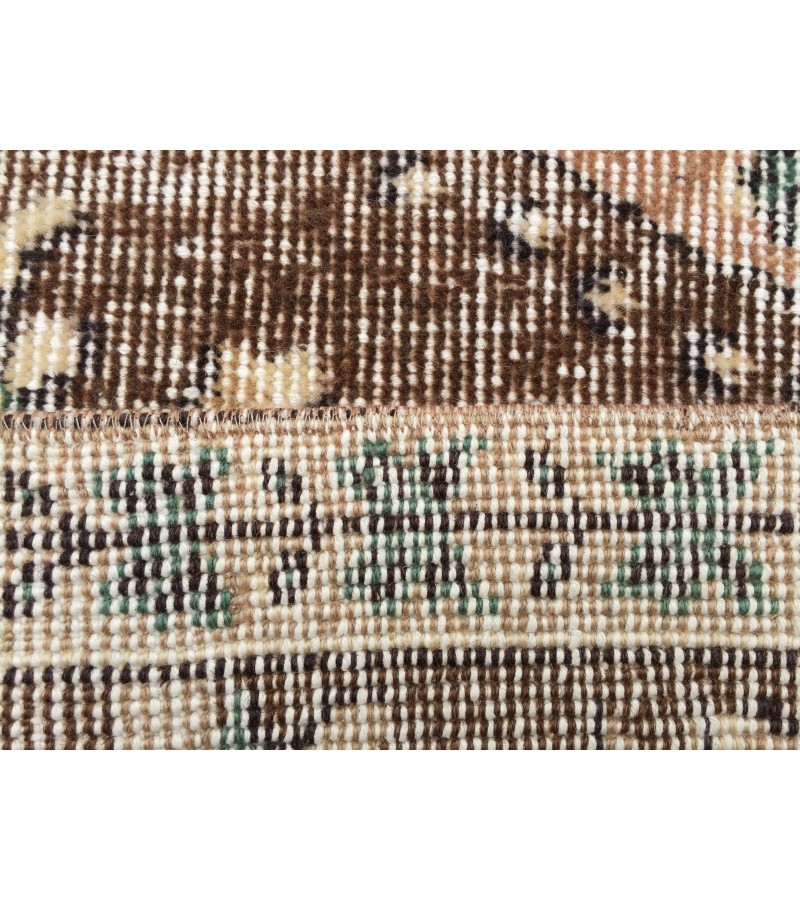 6x9 handmade Turkish rug, Vintage rug, Wool rug, 6'4 X 9'1 bedroom rug