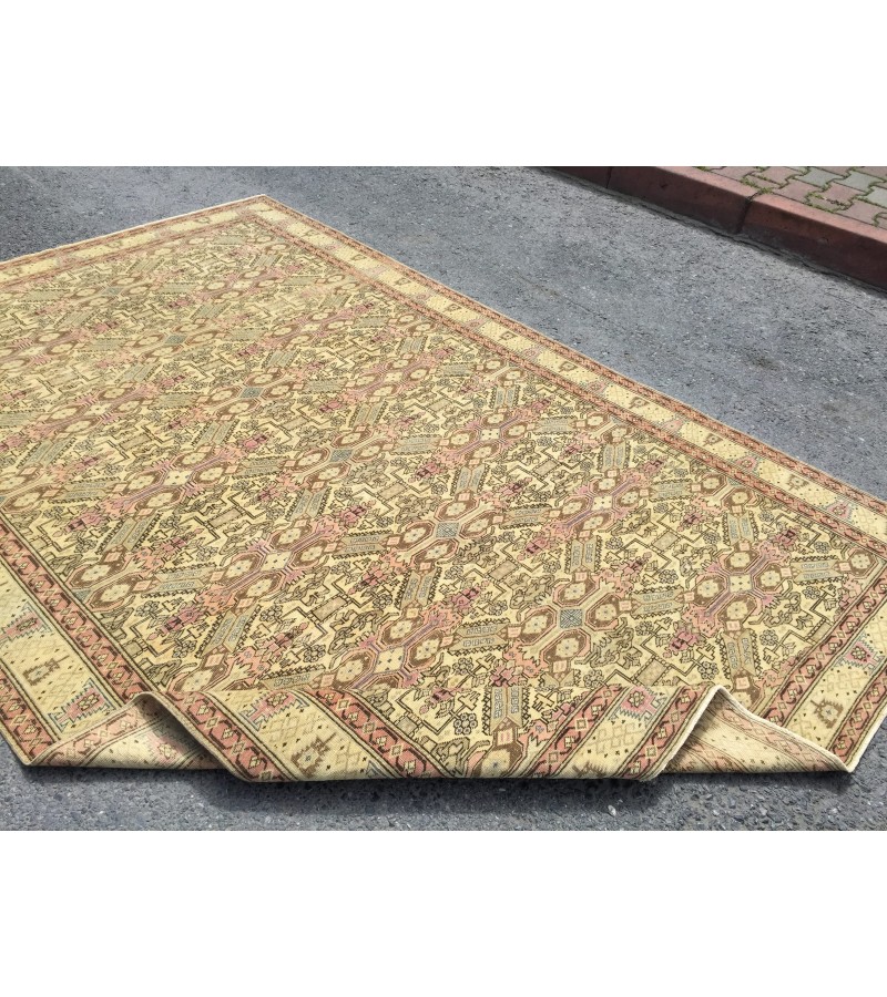 6x9 home decor rug, geometric vintage rug, , Woven rug , Area Rug , 6'1 X 9'3 rugs for bedroom