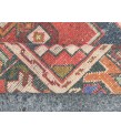 3x9 Turkish corridor rug, wool red runner , 2'10 X 9'1 Handmade Runner