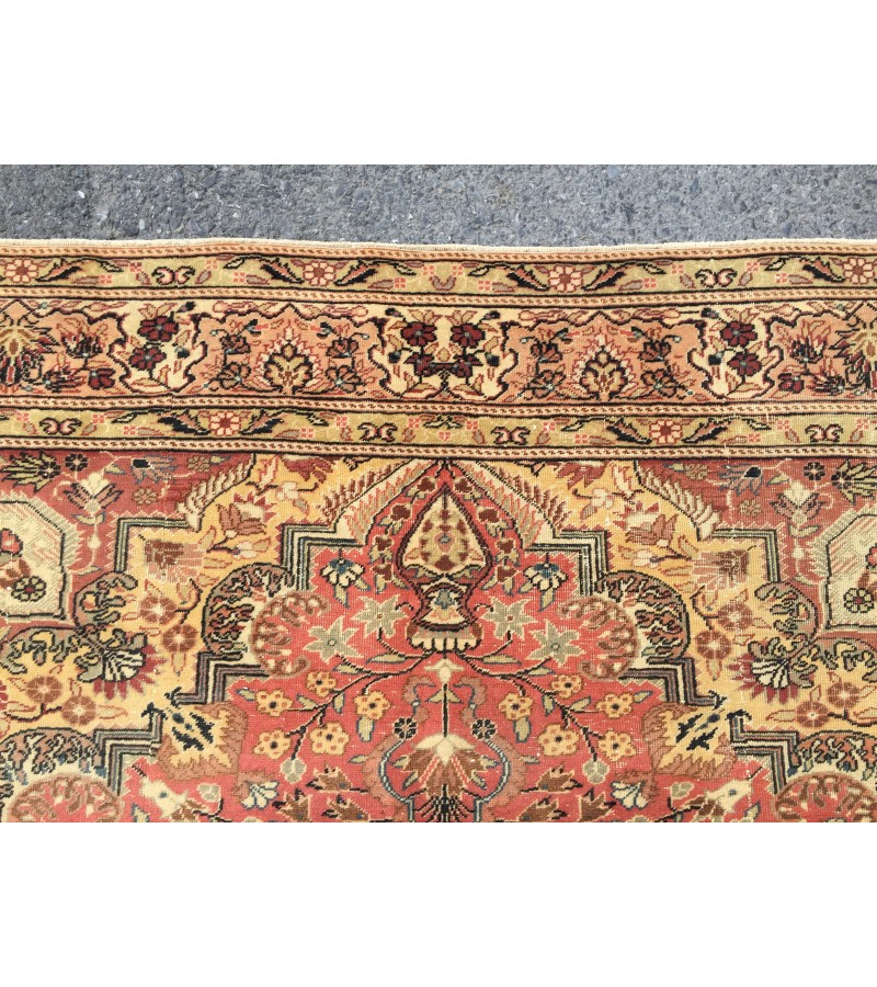 6x10 Turkish hand Woven Rug ,Handmade vintage rug, 6'4 X 9'6 Rugs for living room