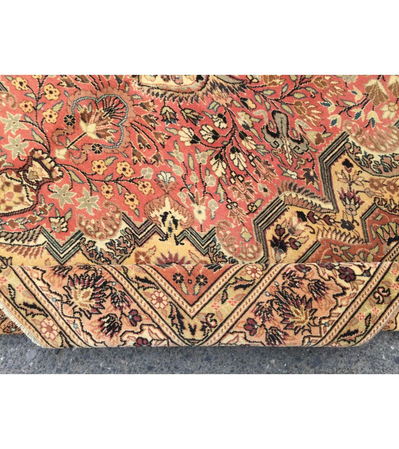 6x10 Turkish hand Woven Rug ,Handmade vintage rug, 6'4 X 9'6 Rugs for living room