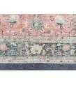 9x11 abstract pastel red rug, Turkish rug, Oriental rug, 8'6 X 10'11 Handmade Area rug