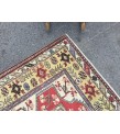 7x9 geometric home decor rug, abstract rug, handmade rug, 6'9 X 9'4 living room rug