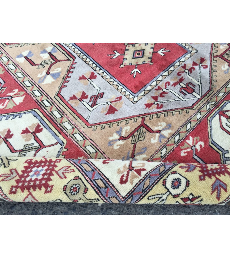 7x9 geometric home decor rug, abstract rug, handmade rug, 6'9 X 9'4 living room rug