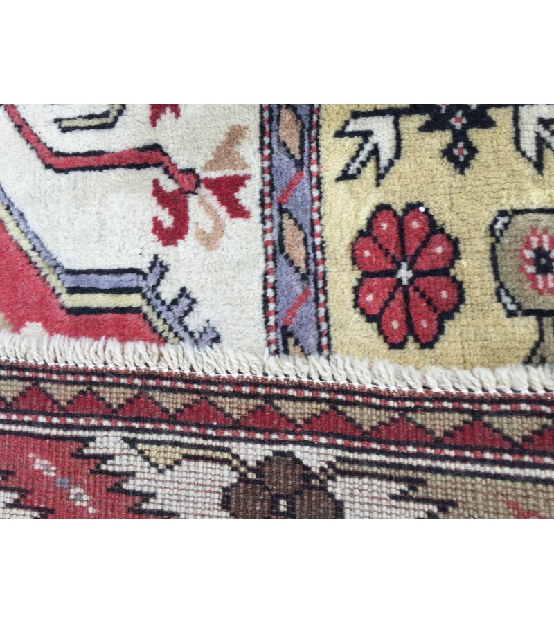 7x9 geometric home decor rug, abstract rug, handmade rug, 6'9 X 9'4 living room rug