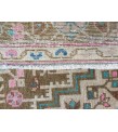 Wonderfull woven runner 3.5x10 ,brown pink Runner rug , turkish oushak runner , 3'5 X 10' vintage long rug