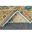 6x9 handmade wool rug, geometric living room rug, area rug, 6'5 X 9'5 bedroom rug