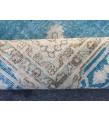 7x10 blue beige rug, rug for living room , Turkish rug, Oriental rug, 6'10 X 10'1 Handmade rug ,distressed rug
