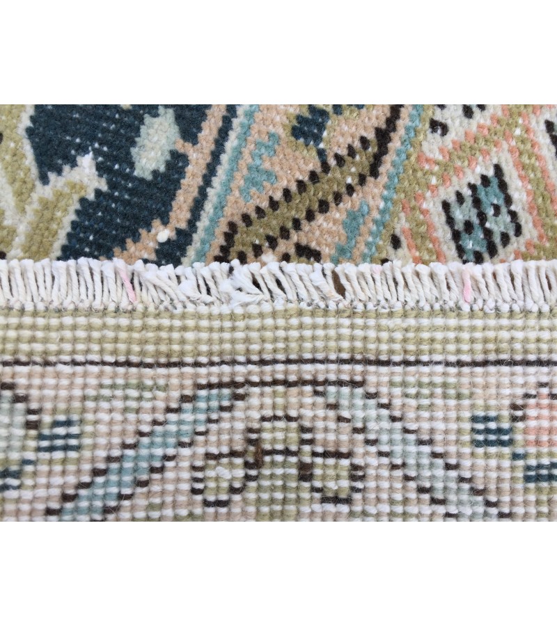 6x9 geometric unique rug, retro rug, woven rug , 6'4 X 9'1 Rug for living room