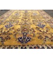 7x11 Soft High Pile Turkish Rug , Yellow Oushak Rug , 7'4 X 11'2 Turkish Rug soft , Wool rug handmade