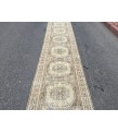 3x14 Woven Turkish Runner, Geometric hallway rug, 2'8 X 13'8 Handmade vintage runner