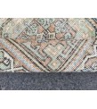 3x14 Woven Turkish Runner, Geometric hallway rug, 2'8 X 13'8 Handmade vintage runner