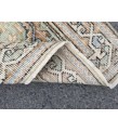 3x14 Woven Turkish Runner, Geometric hallway rug, 2'8 X 13'8 Handmade vintage runner