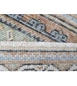 3x14 Woven Turkish Runner, Geometric hallway rug, 2'8 X 13'8 Handmade vintage runner