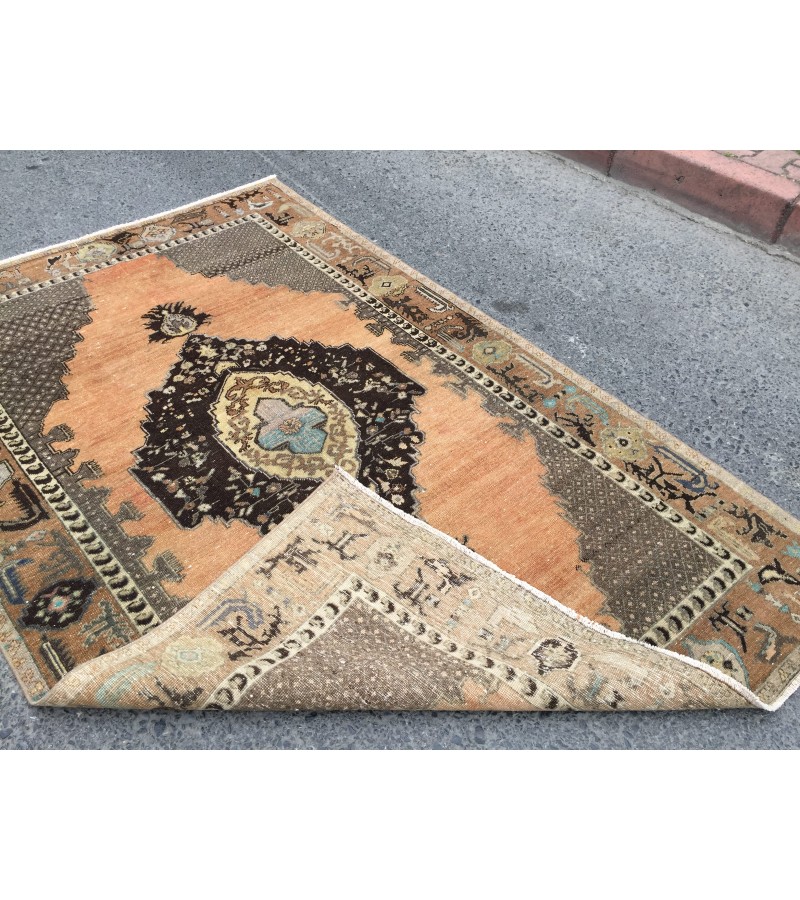 5x7 home decor rug, dining room rug, kitchen rug, 4'9 X 7'5 Handmade rug