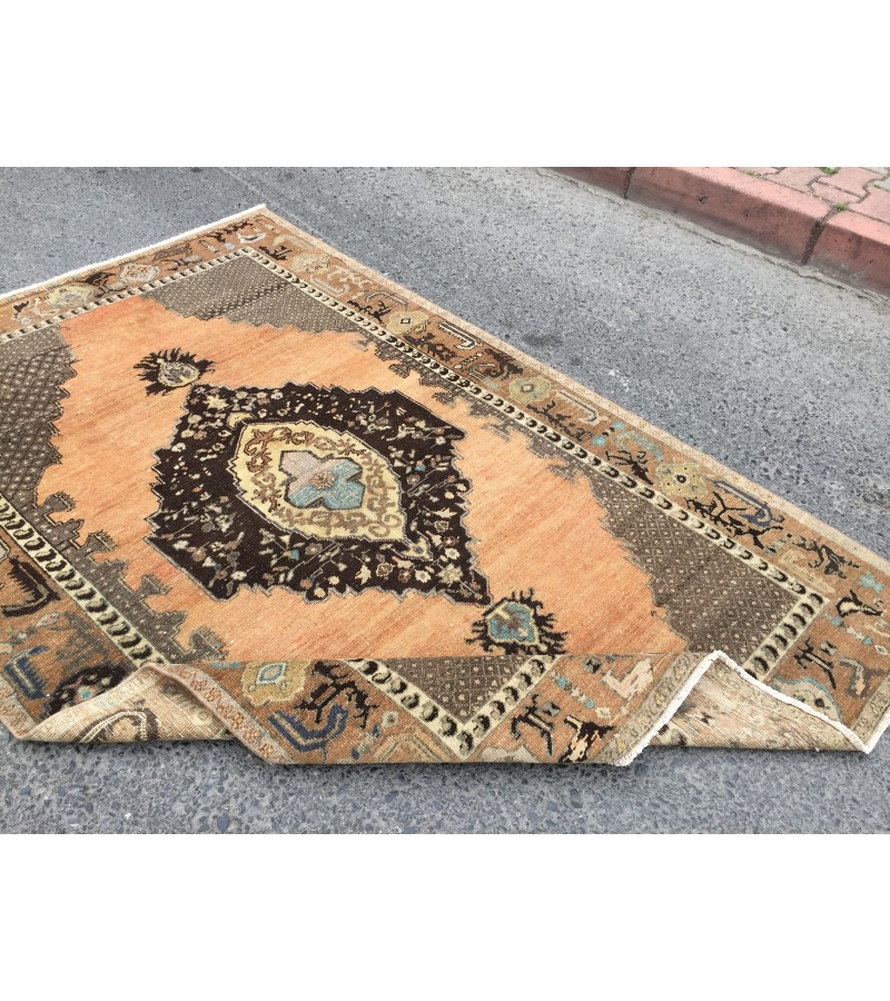 5x7 home decor rug, dining room rug, kitchen rug, 4'9 X 7'5 Handmade rug