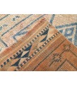 3x12 retro geometric runner, distressed runner, corridor rug , 2'7 X 12'2 kitchen runner