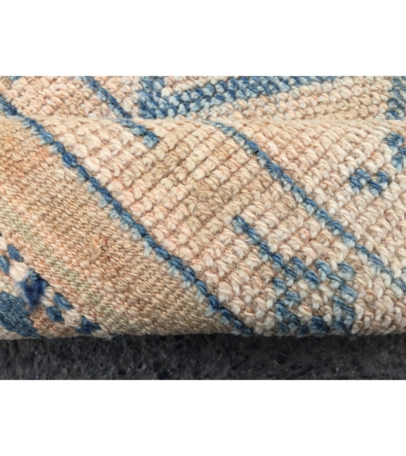 3x12 retro geometric runner, distressed runner, corridor rug , 2'7 X 12'2 kitchen runner