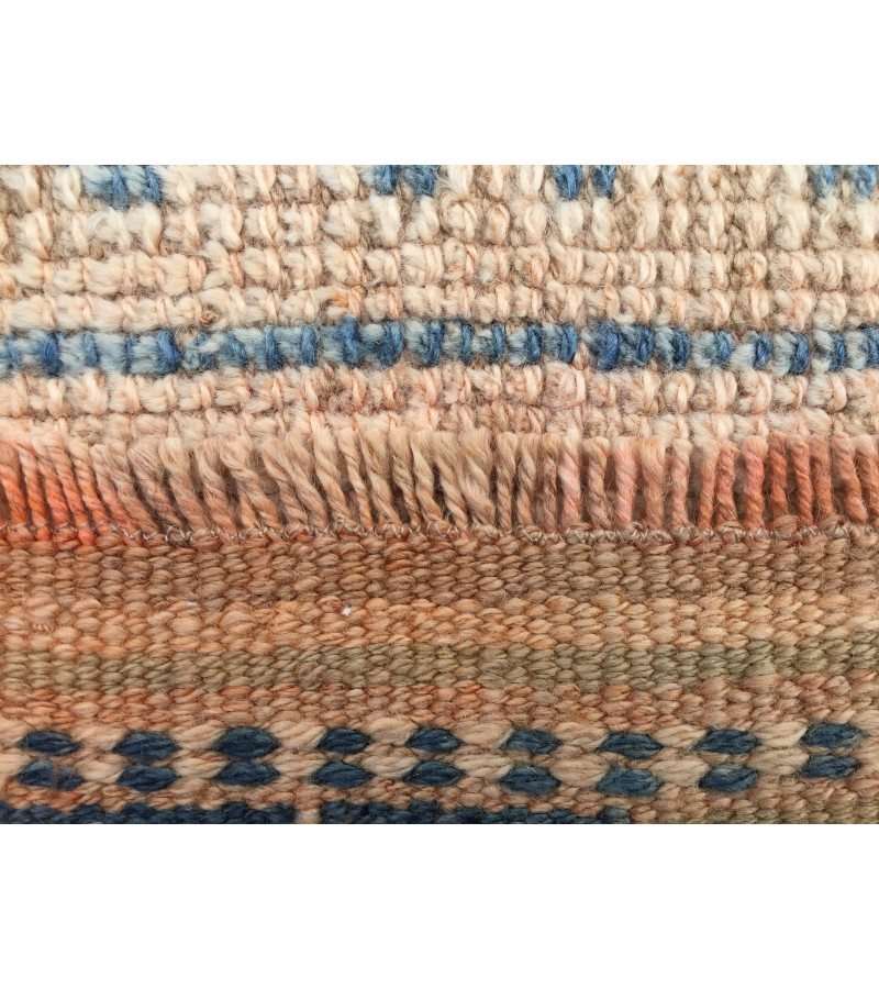 3x12 retro geometric runner, distressed runner, corridor rug , 2'7 X 12'2 kitchen runner