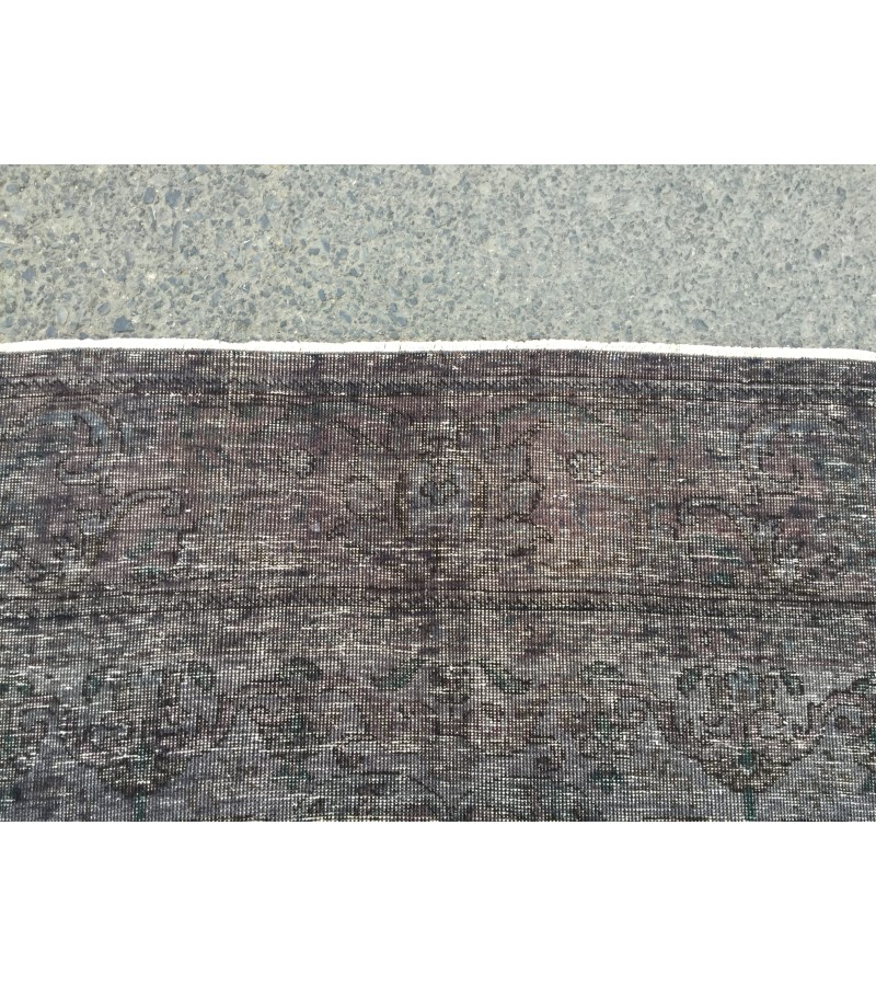 9x12 distressed area rug, Turkish Vintage rug , 9'5 X 11'9 bedroom Rug ,Woven rug