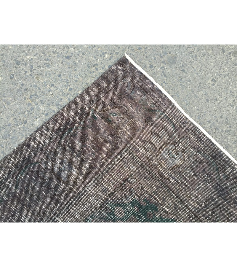 9x12 distressed area rug, Turkish Vintage rug , 9'5 X 11'9 bedroom Rug ,Woven rug