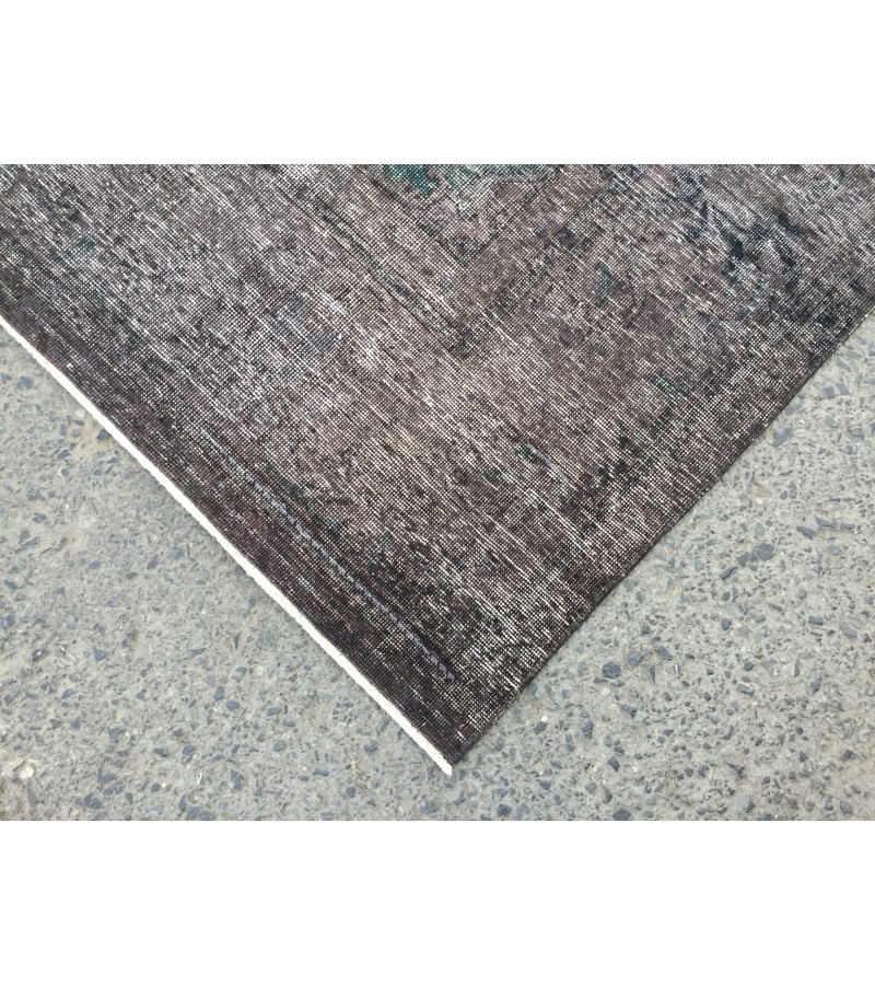 9x12 distressed area rug, Turkish Vintage rug , 9'5 X 11'9 bedroom Rug ,Woven rug