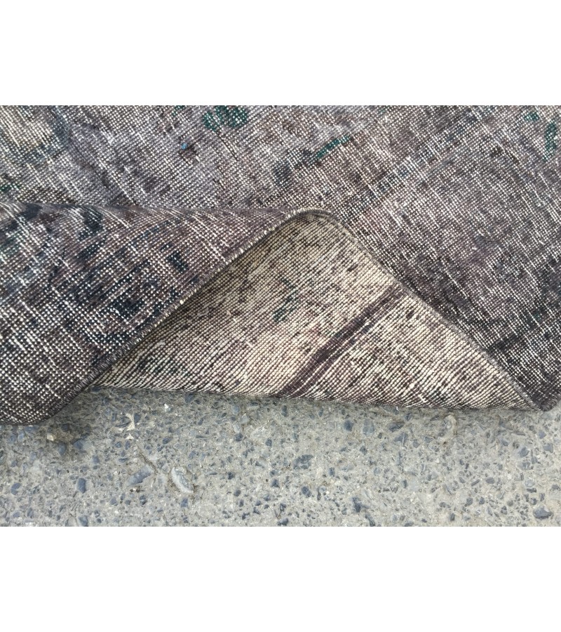 9x12 distressed area rug, Turkish Vintage rug , 9'5 X 11'9 bedroom Rug ,Woven rug