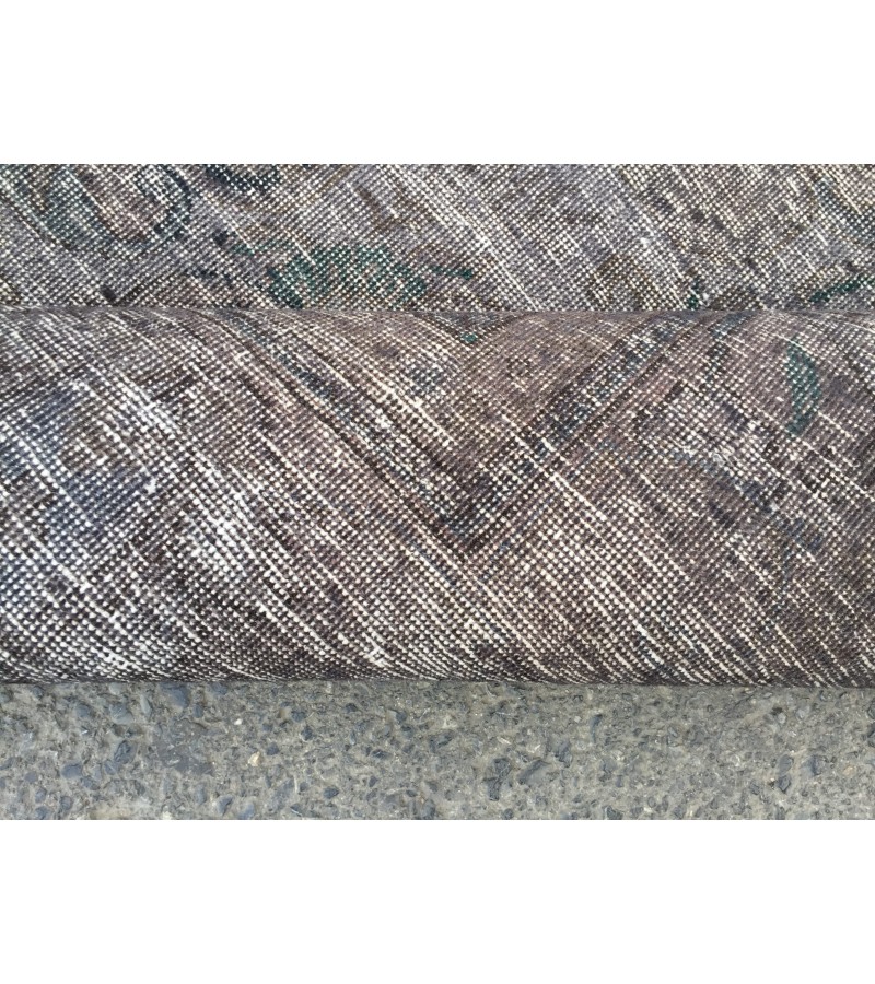 9x12 distressed area rug, Turkish Vintage rug , 9'5 X 11'9 bedroom Rug ,Woven rug