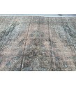 8x11 bed plan rug, living room rug, , retro rug , rustic wool rug , 7'9 X 11'1 Turkish rug
