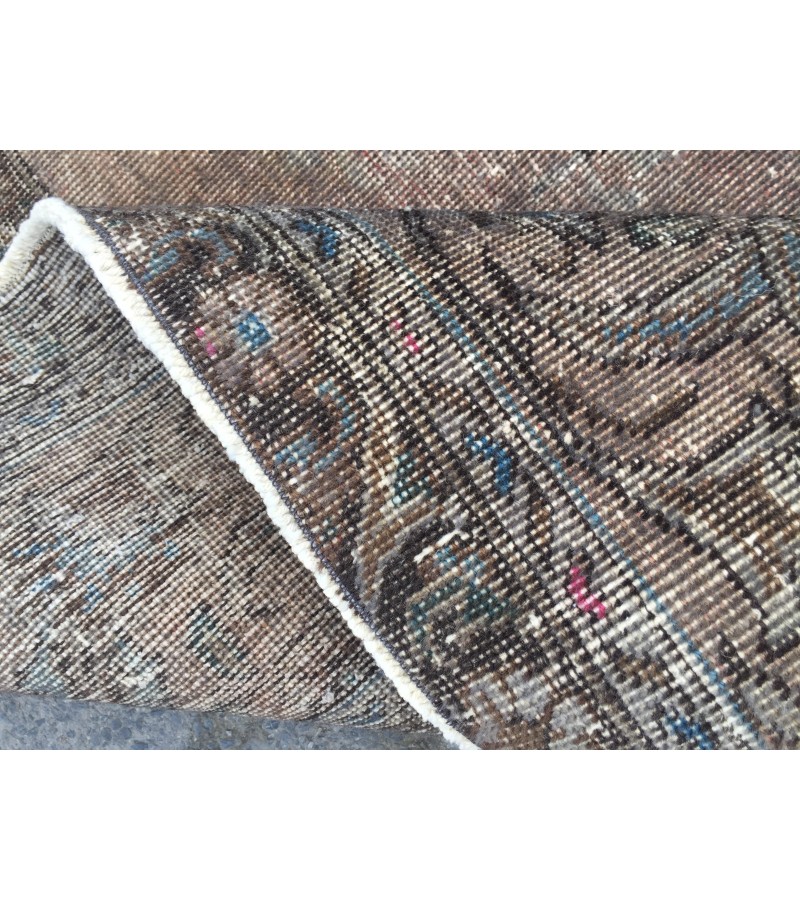 8x11 bed plan rug, living room rug, , retro rug , rustic wool rug , 7'9 X 11'1 Turkish rug