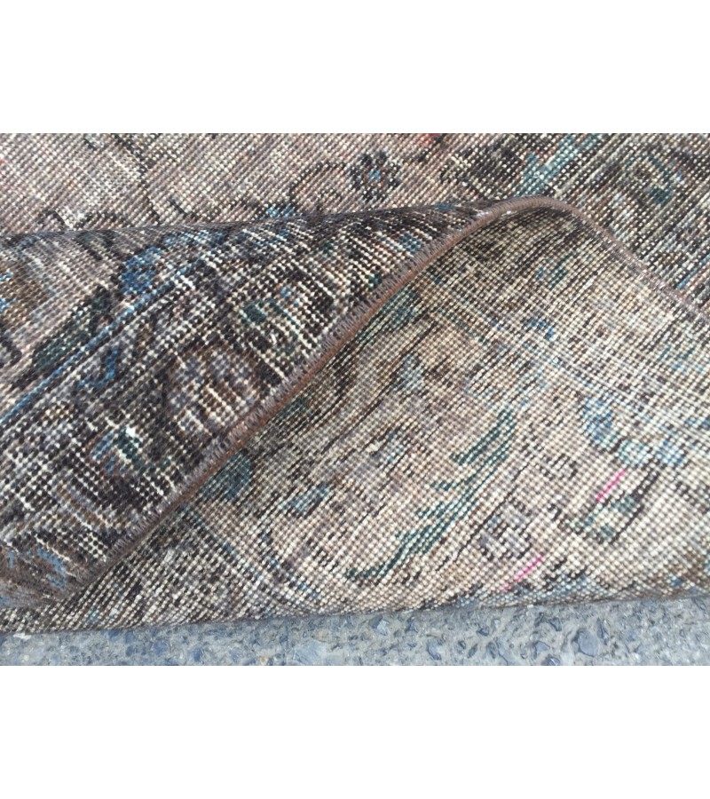 8x11 bed plan rug, living room rug, , retro rug , rustic wool rug , 7'9 X 11'1 Turkish rug