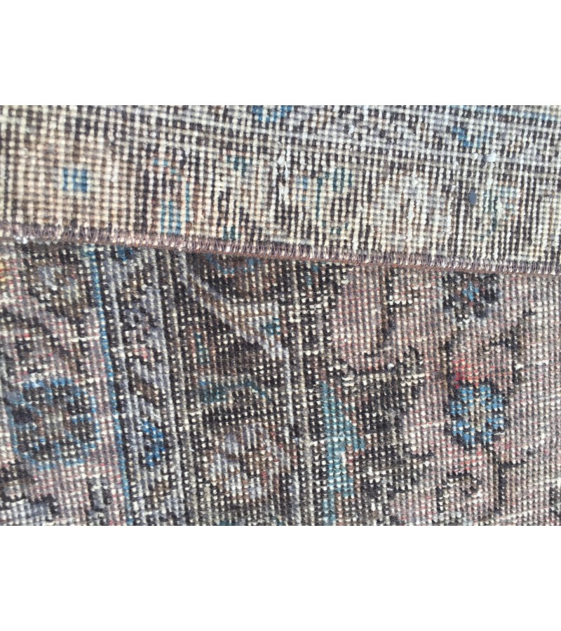 8x11 bed plan rug, living room rug, , retro rug , rustic wool rug , 7'9 X 11'1 Turkish rug