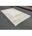 6x9 faded pattern vintage rug, , bedroom rug, 5'7 X 9' Handmade Turkish rug